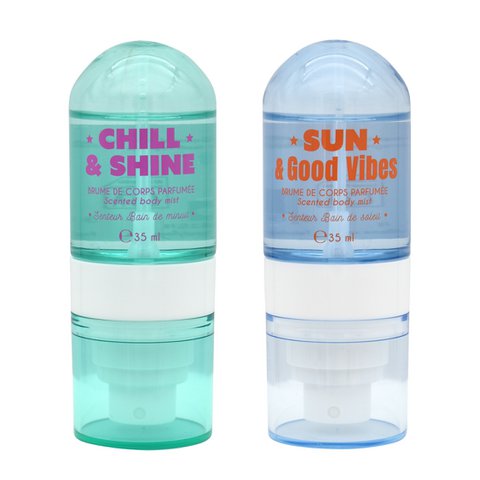 Set of 2 mists of scented body 35 ml