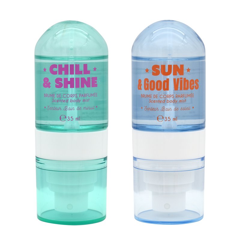 Set di 2 nebbie di corpo profumato 35 ml