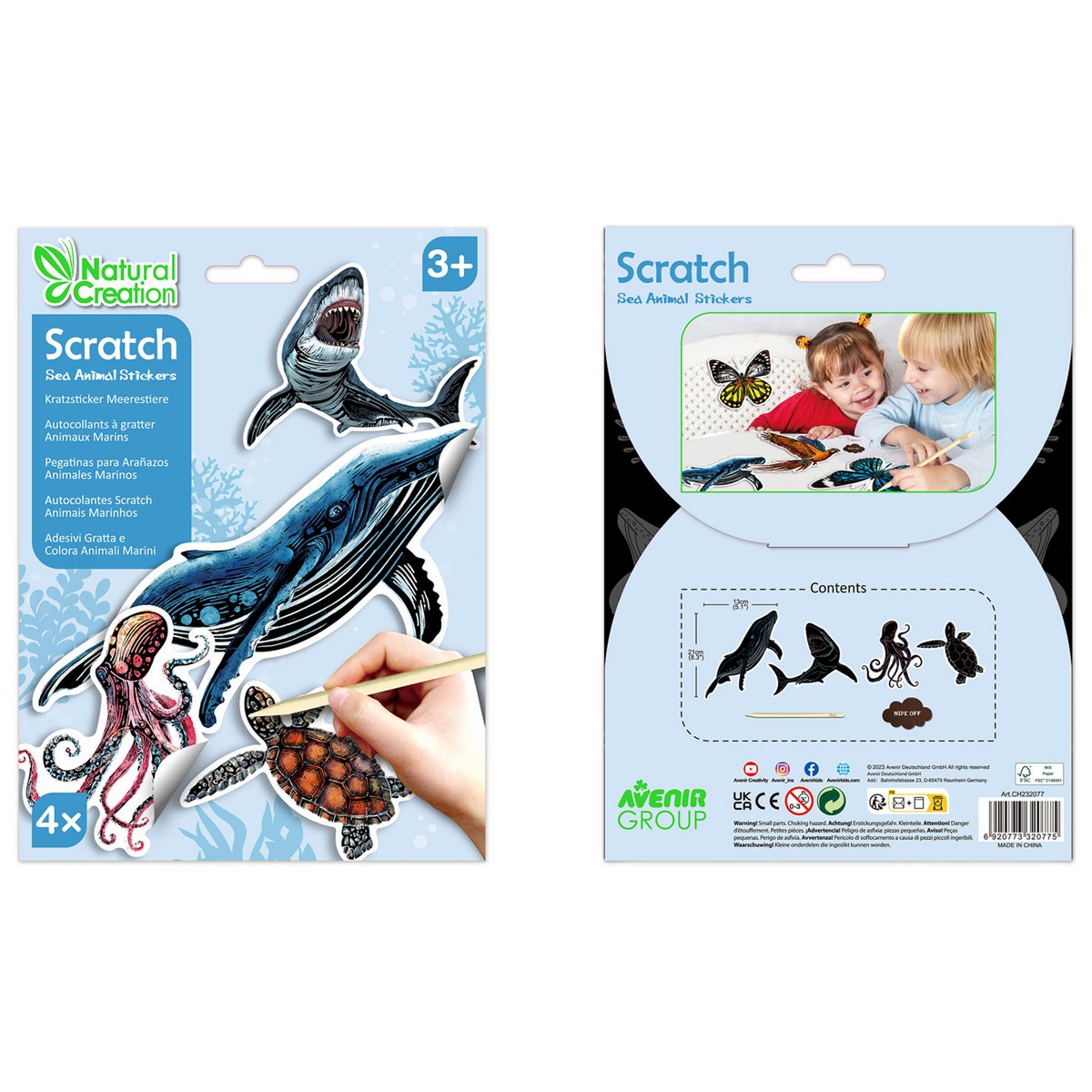 Scratch Stickers - Zeedieren