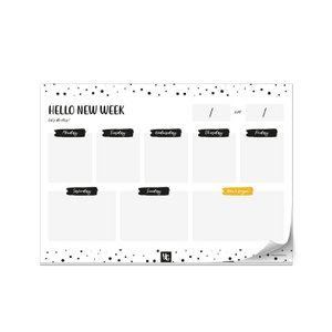 Hello New Week | Planner (A4)