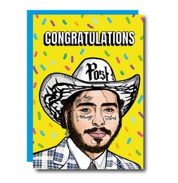 Glückwunsch-Post Malone-Gruß-Karte