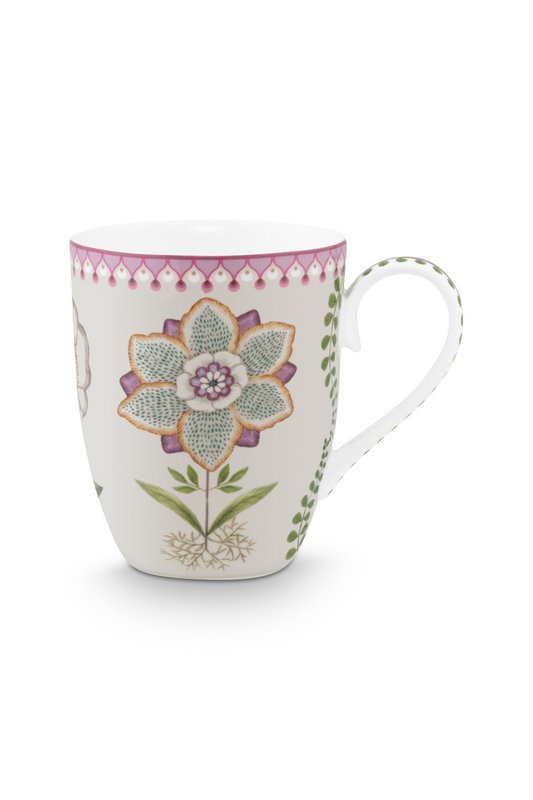 Mug Large Lily&Lotus Off White 350ml