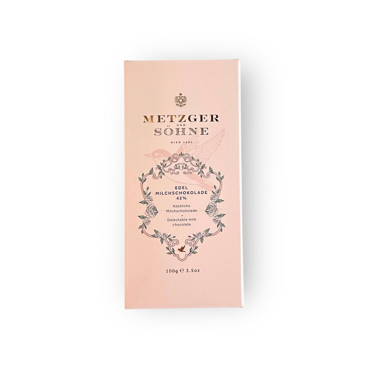 Elegante tavoletta di cioccolato al latte