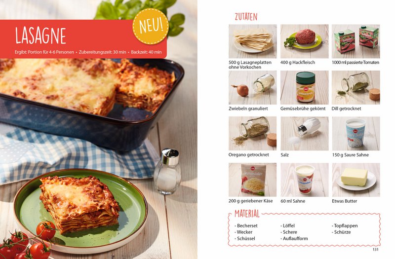 Very easy cup kitchen - BEST of cup kitchen, incl. 5-part measuring cup set and decorative cookie jar