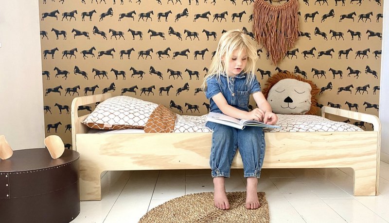 Copripiumino Tuck-Inn® 120x150 (junior) Once upon a dream Marrone nocciola
