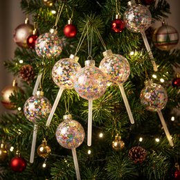 Ornament - Weihnachtshänger - Lol Pop - Glas - 5x5x13,5cm