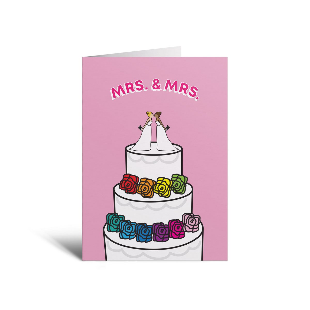 Carte de voeux Mme & Mme Cake