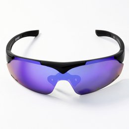 SUNUP Set Magnet Sportowe okulary przeciwsłoneczne Matt Black / Full Revo Blue