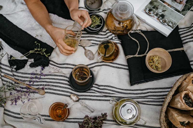 Tea Blend White Night - te i pose