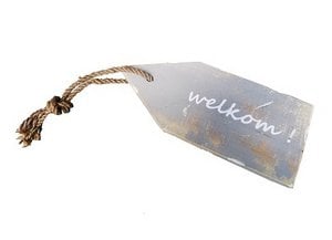 Home Deco alte holländische Tür C willkommen