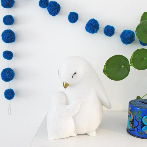 Luce LED ricaricabile per pinguino
