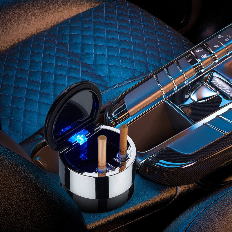 Cendrier de voiture  avec Led, BIG BOSS