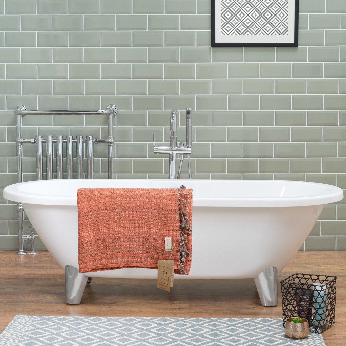 hammam towel | Sauna towel | Beach towel | Mexico | Orange | 180x100cm