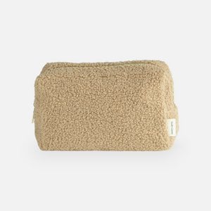 Teddy toiletry bag - brown