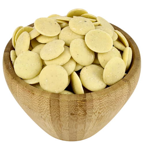 Cioccolato bianco biologico in pistole sfuse