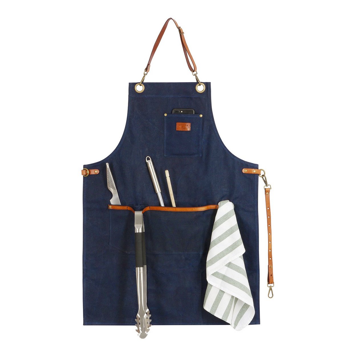 Grembiule da barbecue "AUBRAC" - Navy
