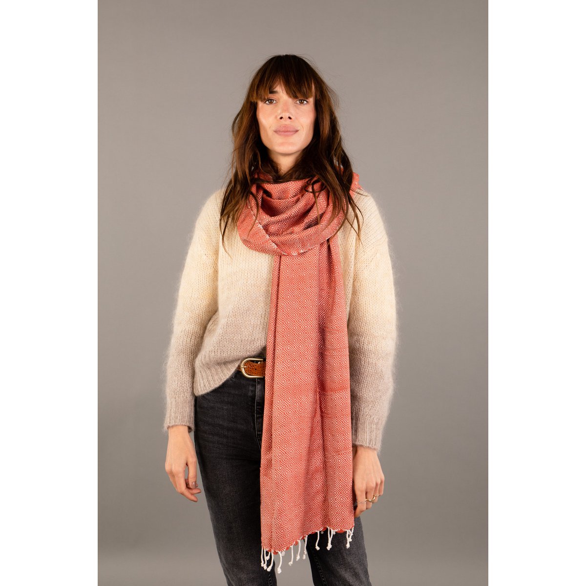 Le Grand Krama Thick Hot Hazelnut - Woman