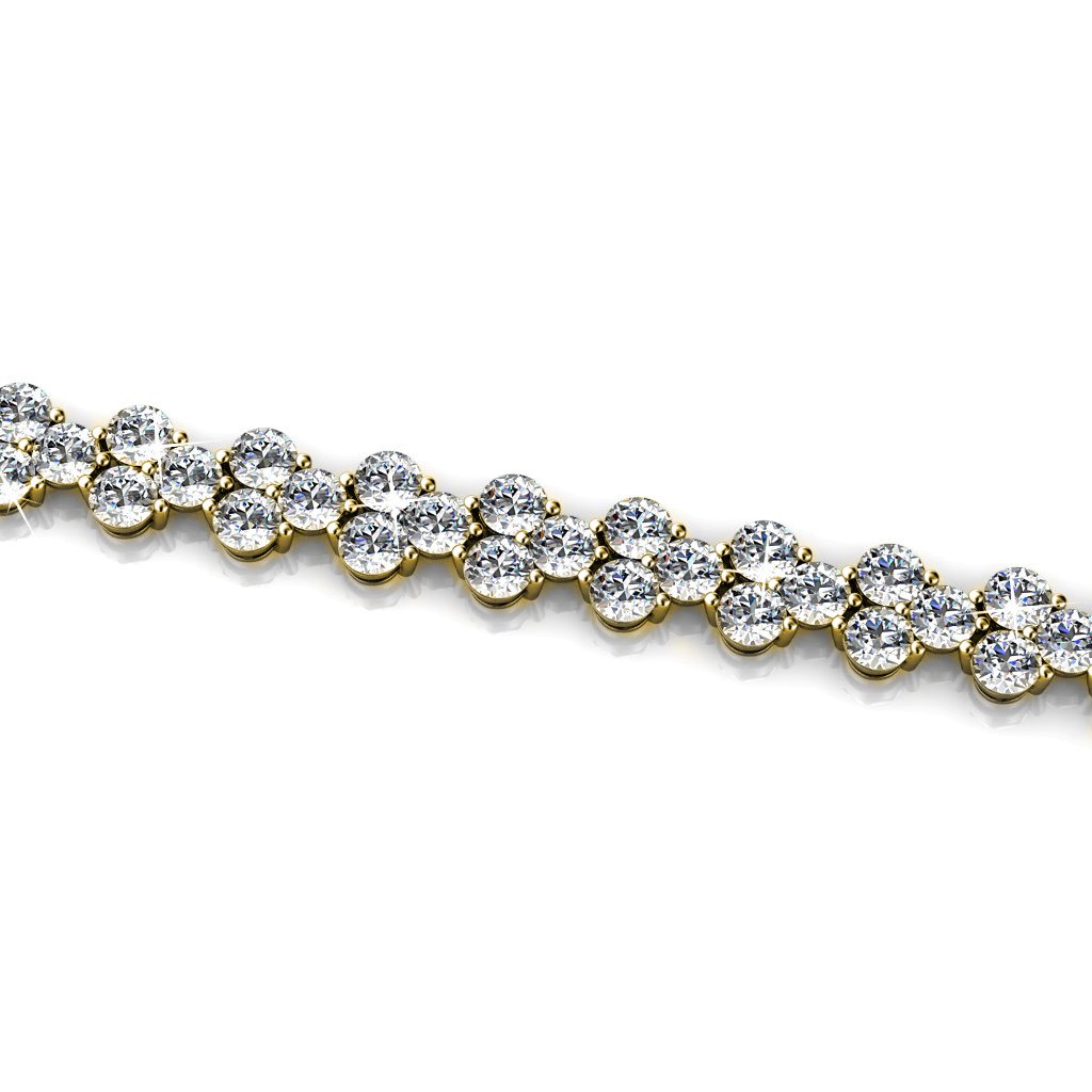 Pulsera Princesa - Oro y Cristal