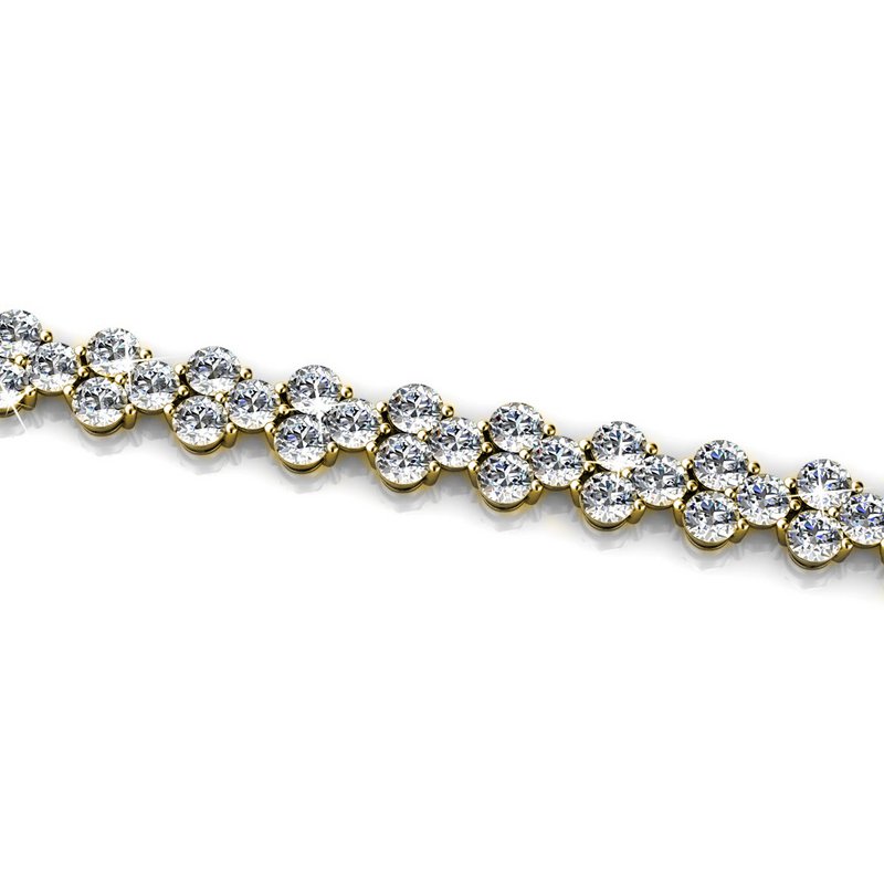 Bracciale Princess - Oro e cristalli