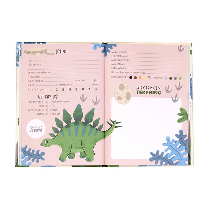 Freundebuch Dinosaurier A5 // Jungen