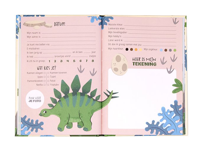 Libro degli amici Dinosauro A5 // Ragazzi