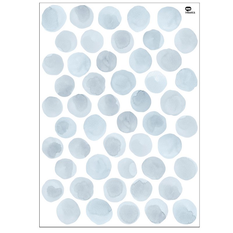 Akvarel prikker wallsticker