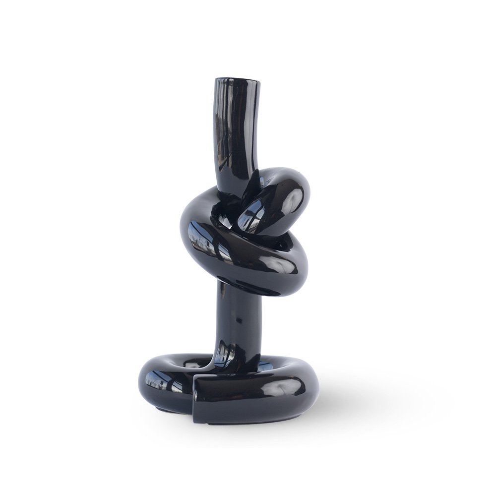 KNOTTED CANDLEHOLDER