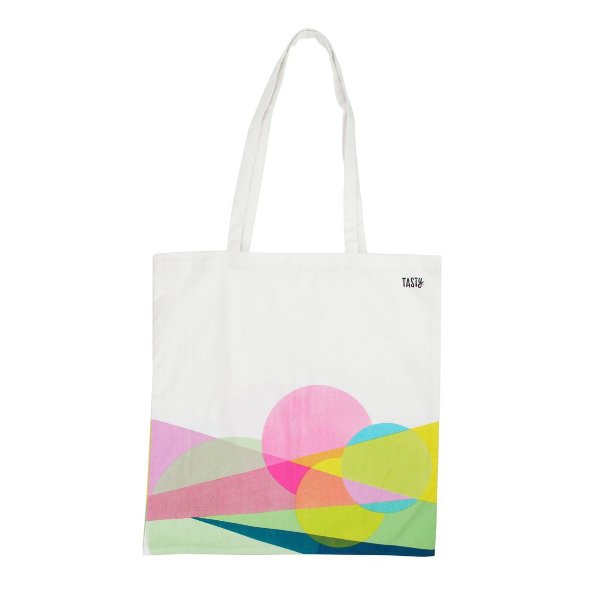 Tasty Green cotton totebag shopping bag