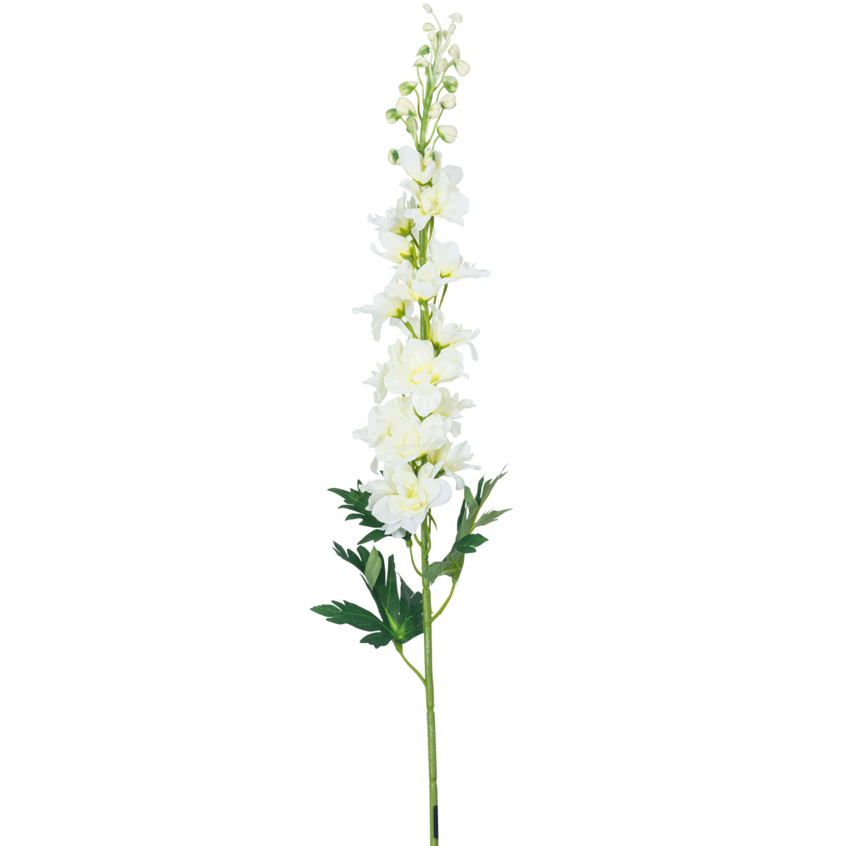 Artificial flower Delphinium 79 cm white