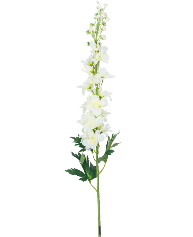 Artificial flower Delphinium 79 cm white