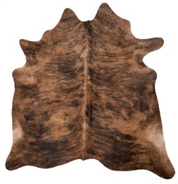K811 | Unikt koskind XL | Brun | ca.210 x 180cm