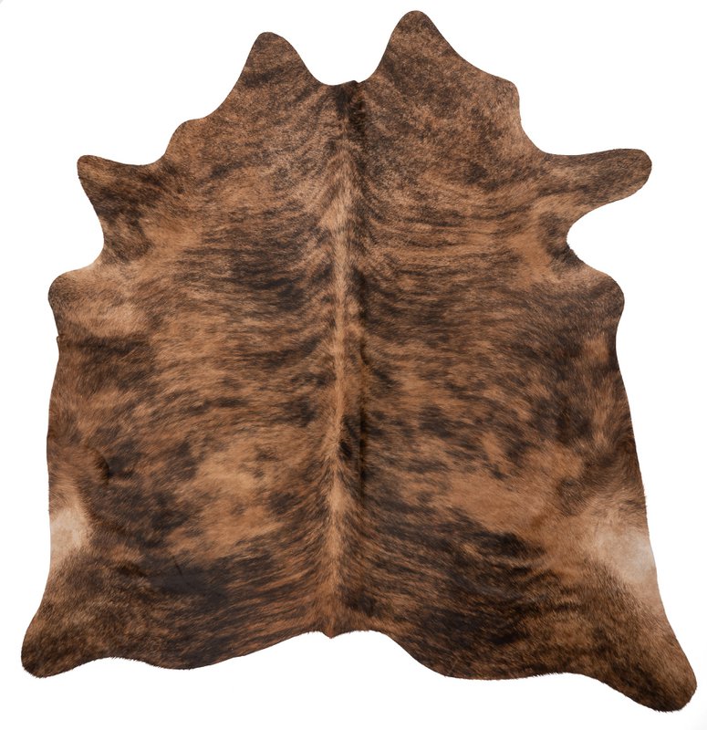 K811 | Unikt koskind XL | Brun | ca.210 x 180cm
