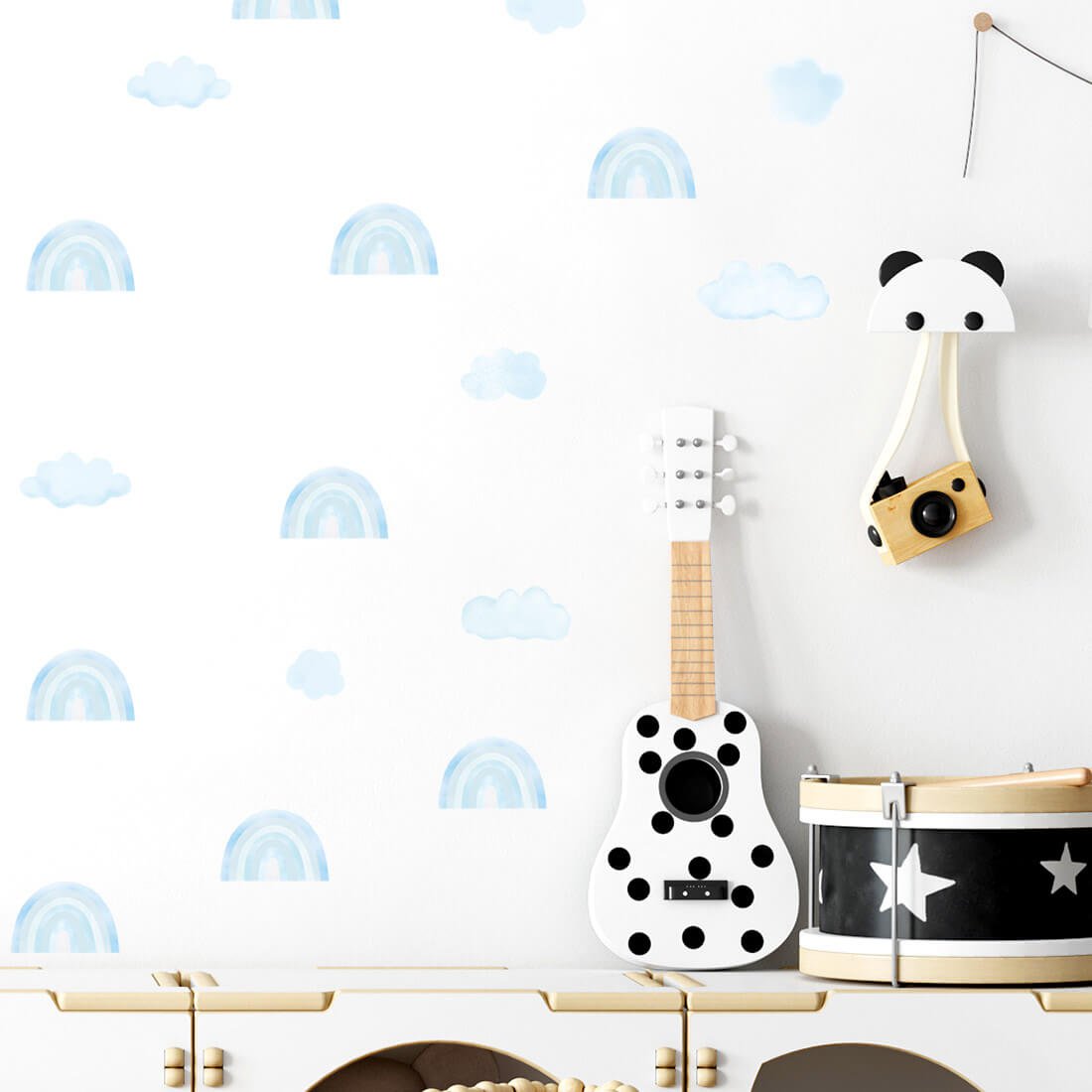 Muursticker | Mini Regenbogen Blauw