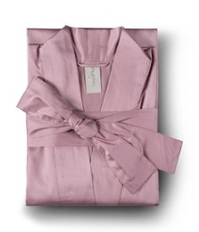Bademantel Kimono aus massivem Ton
