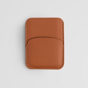 Minimalist Brown Card Holder Wallet for Men and Women