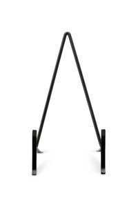 Set/2 Plate Stand Small Black 11x20cm