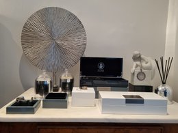 Sieradendoosjes / opbergdozen set "koolstofvezel" edel hoogglans