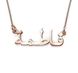 Personalisierte Edelstahl -Halskette benutzerdefinierter Name Choker Anhänger