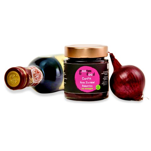Confit/pesto SUGAR FREE red onion - balsamic