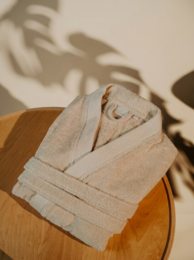 Pamukia GOTS Organic Cotton Terry Bathrobe – Unisex | Essence Collection