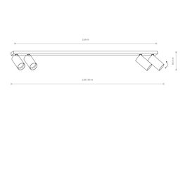 MONO IV ceiling lamp white