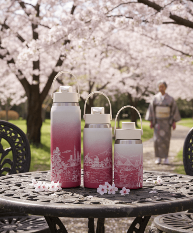 Thermotrinkgeschirr – Skyline-Flasche 355/473/710 ml (12/16/24 oz), Japan