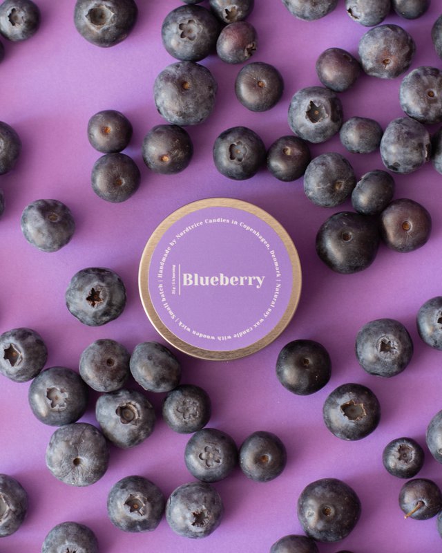 Mini scented soy candles, Blueberry