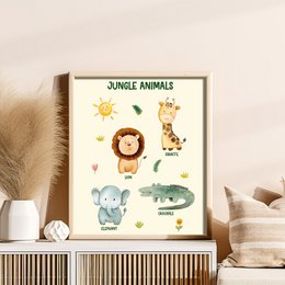 Locandina – Animali della giungla