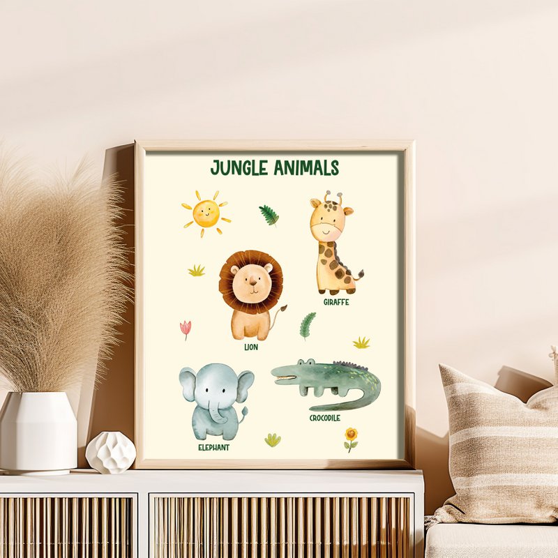 Locandina – Animali della giungla
