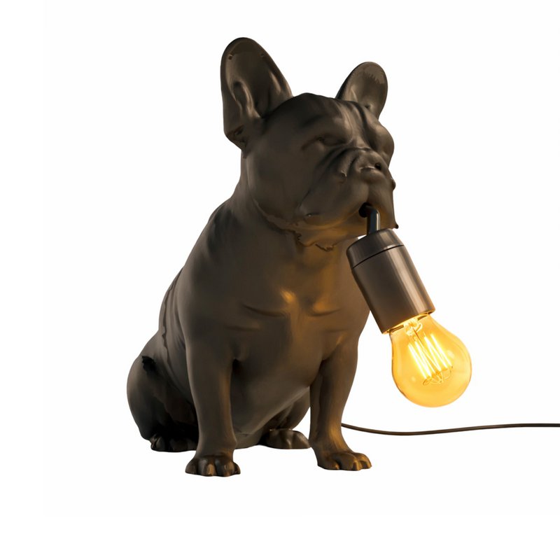 Fransk Bull Dog Table Lamp