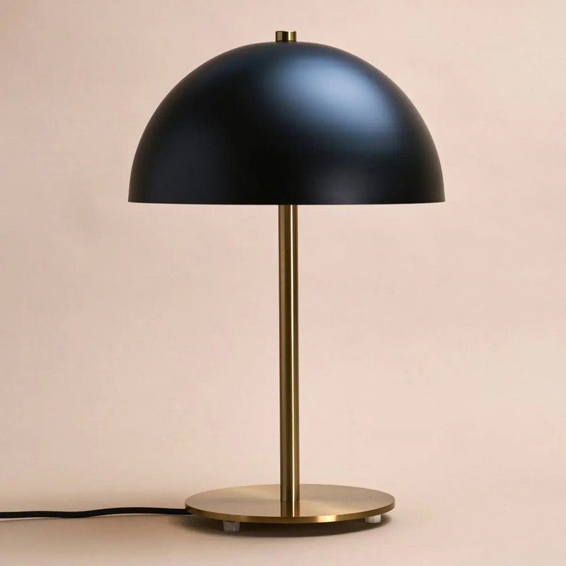 Lola Guld & Sort Bordlampe
