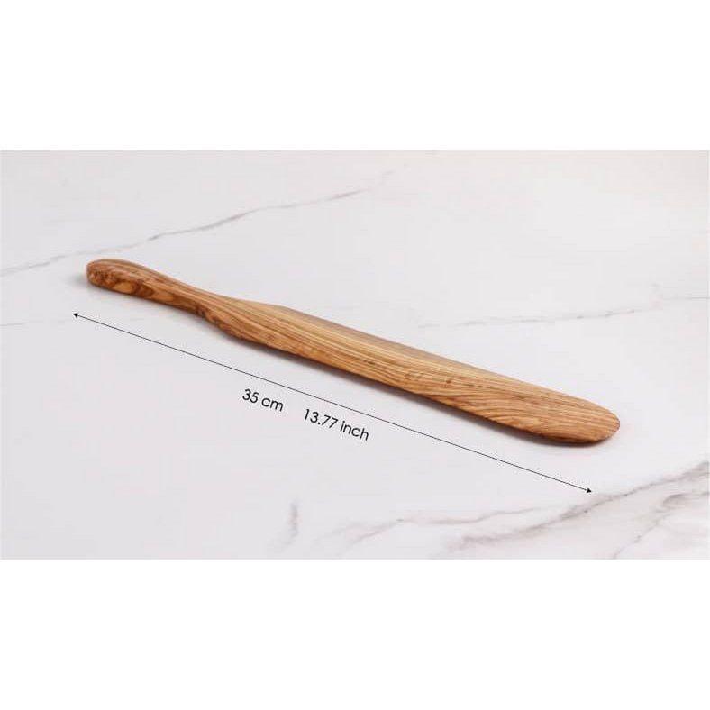 Spatule à Crêpe en Bois d'Olivier – Faite à la Main