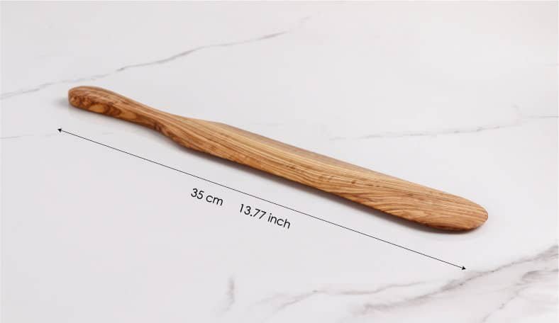 Spatule à Crêpe en Bois d'Olivier – Faite à la Main