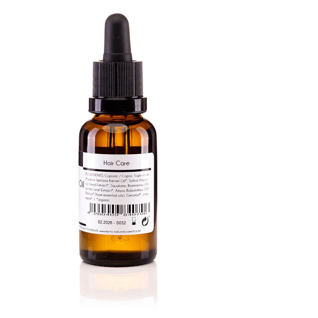 myrto Bio Antistatic Hair Oil - anti-frizz hair oil for fine hair